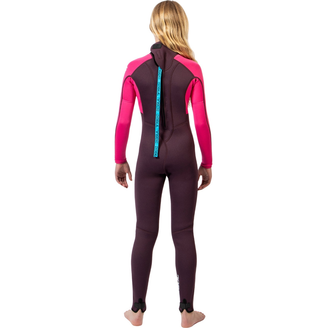 2026 Gul Junior G-Force Natur 3/2mm Back Zip Wetsuit GF1307-PUPI - Purple / Pink